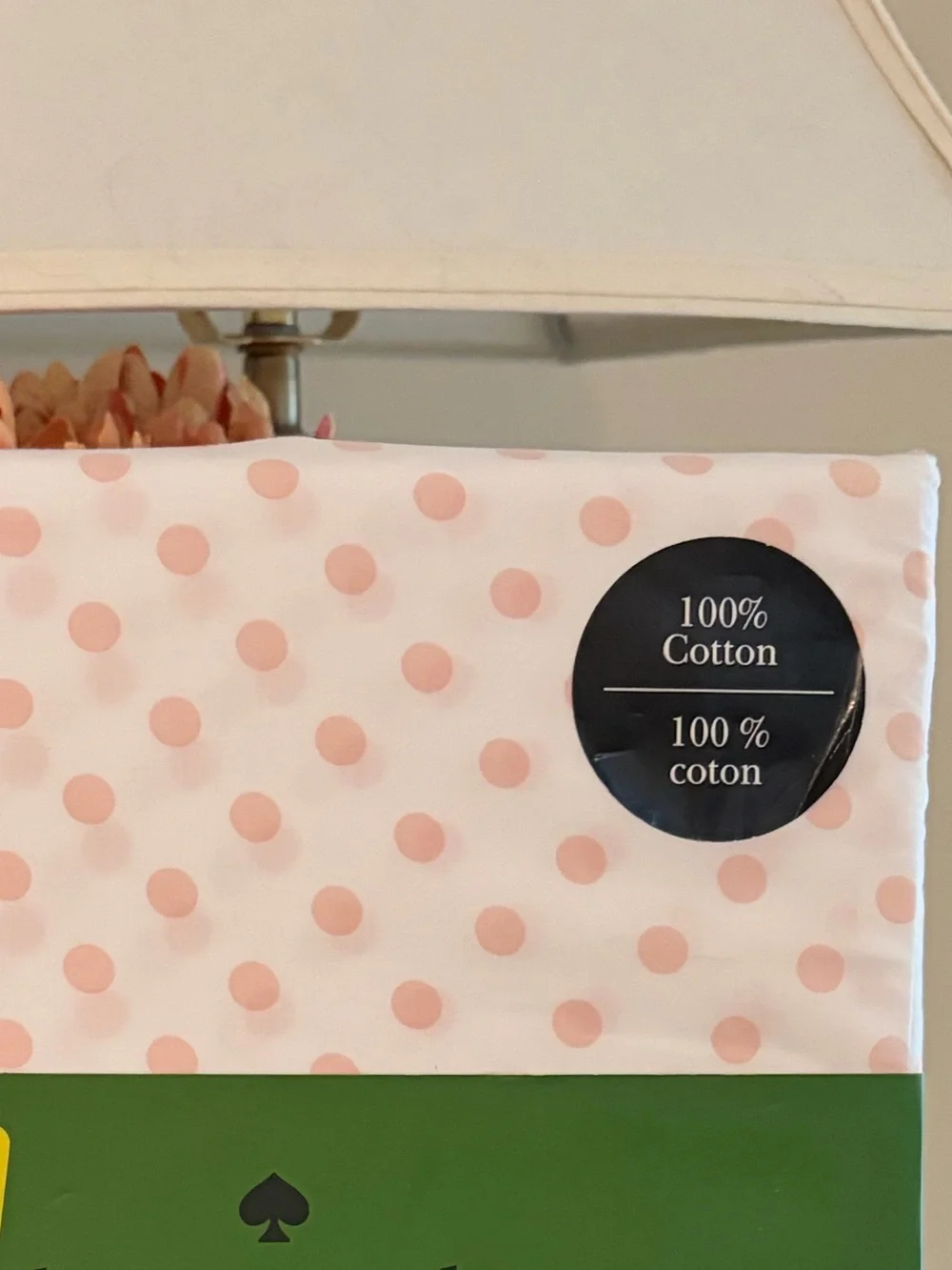 NWT kate spade Traditional Dot dot 3 piece twin sheet set